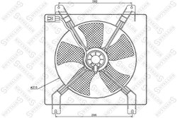 Ventilator radiator racire Stellox 29-99255-SX