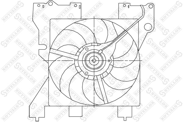Ventilator radiator racire Stellox 29-99350-SX
