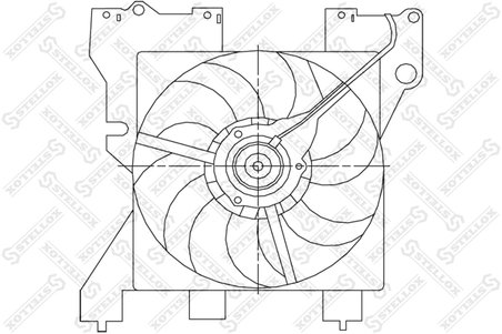 Ventilator radiator racire Stellox 29-99350-SX