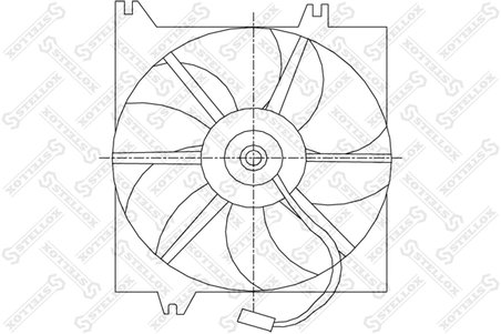 Ventilator radiator racire Stellox 29-99401-SX