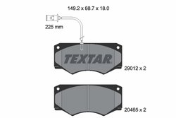 Set placute frana Textar 2901201