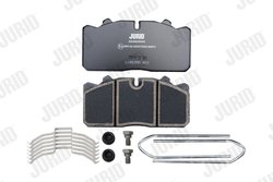 SET PLACUTE FRANA JURID 2908809560 - Compatibil cu DAF, ERF, IRISBUS, IVECO, KARSAN, MAN, MERCEDES-BENZ, OPTARE, RENAULT TRUCKS