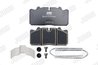 SET PLACUTE FRANA JURID 2908809560 - Compatibil cu DAF, ERF, IRISBUS, IVECO, KARSAN, MAN, MERCEDES-BENZ, OPTARE, RENAULT TRUCKS