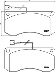 SET PLACUTE FRANA TEXTAR 2909702 - Compatibil cu RENAULT TRUCKS