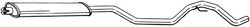 Toba esapament intermediara Bosal 291-003