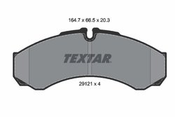 SET PLACUTE FRANA TEXTAR 2912112 - Compatibil cu IVECO, RENAULT TRUCKS
