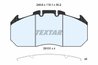 SET PLACUTE FRANA TEXTAR 2913105 - Compatibil cu RENAULT TRUCKS