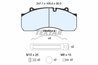 Set placute frana Textar 2914302