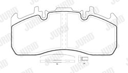 Set placute frana Jurid 2917309560