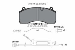 Set placute frana Textar 2918101
