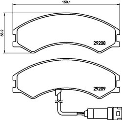 Set placute frana Textar 2920801