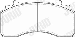 Set placute frana Jurid 2922305399