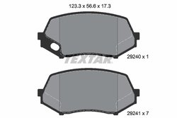 Set placute frana Textar 2924001