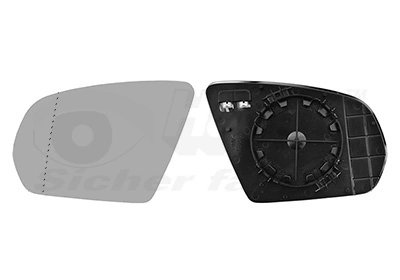 STICLA OGLINDA, OGLINDA RETROVIZOARE EXTERIOARA VAN WEZEL 2924837 - Compatibil cu MERCEDES-BENZ