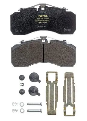 SET PLACUTE FRANA TEXTAR 2927802 - Compatibil cu AGRALE, ALEXANDER DENNIS, BERKHOF, BOVA, BYD, DAF, DENNIS, HIGER, IRISBUS, IRIZ