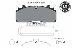 Set placute frana Textar 2928401
