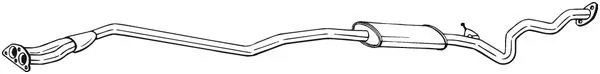 Toba esapament intermediara Bosal 293-009