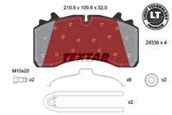 Set placute frana Textar 2933601