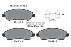 Set placute frana Textar 2945101