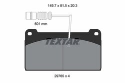 Set placute frana Textar 2976502