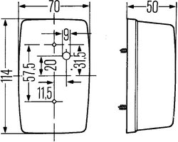 Semnalizator HELLA 2BA 002 324-011