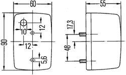 Semnalizator HELLA 2BA 002 652-111