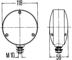 Semnalizator HELLA 2BA 003 022-021
