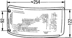 Semnalizator HELLA 2BA 004 119-001
