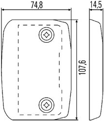 Semnalizator HELLA 2BA 008 260-001