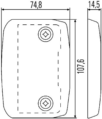 SEMNALIZATOR HELLA 2BA 008 260-001 - Piesa auto compatibila cu mai multe marci