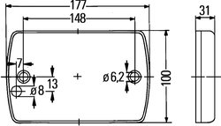 Semnalizator HELLA 2BA 980 607-201