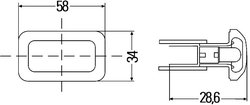 Semnalizator aditional HELLA 2BM 003 647-021