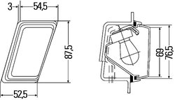 Semnalizator aditional HELLA 2BM 004 312-061