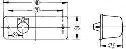 Semnalizator aditional HELLA 2BM 006 692-021
