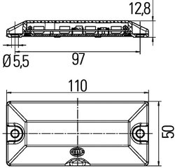 LUMINI INTERIOARE HELLA 2JA 010 838-017 - Piesa auto compatibila cu mai multe marci
