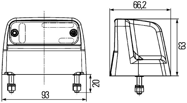 Iluminare numar circulatie HELLA 2KA 012 271-031