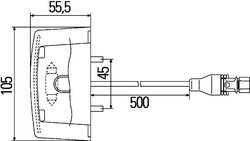 Iluminare numar circulatie HELLA 2KA 340 828-001