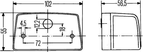 Iluminare numar circulatie HELLA 2KA 998 523-001