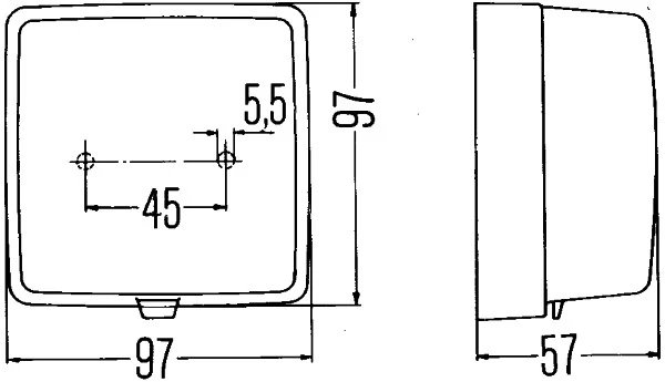 Lumina ceata spate HELLA 2NE 003 315-011