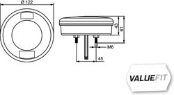 Lumina ceata spate HELLA 2NE 357 027-031