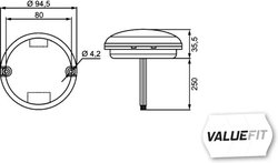 LUMINA CEATA SPATE HELLA 2NE 357 028-031 - Piesa auto compatibila cu mai multe marci