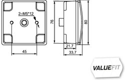 LUMINA CEATA SPATE HELLA 2NE 357 029-141 - Piesa auto compatibila cu mai multe marci
