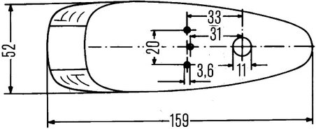 Lumini pozitie HELLA 2PF 001 638-011