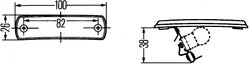 Lumini pozitie HELLA 2PF 001 647-031