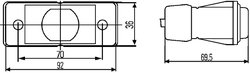 Lampa laterala HELLA 2PS 008 382-007