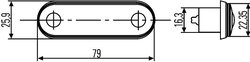 Lampa laterala HELLA 2PS 959 788-002