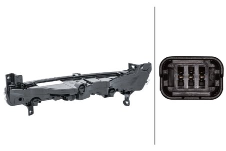 LUMINI DE ZI HELLA 2PT 010 680-011 - Compatibil cu CITROEN