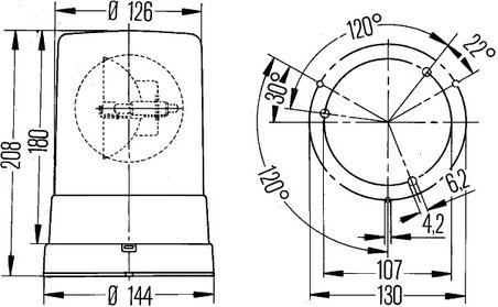 GIROFAR HELLA 2RL 006 295-111 - Piesa auto compatibila cu mai multe marci