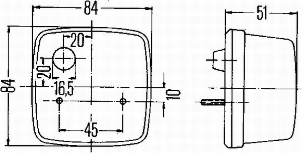 STOPURI SPATE HELLA 2SA 003 014-051 - Piesa auto compatibila cu mai multe marci