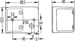 STOPURI SPATE HELLA 2SA 006 679-027 - Piesa auto compatibila cu mai multe marci